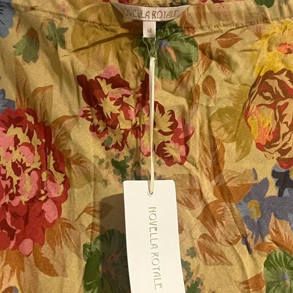 Novella Royale Behiti Skirt in Golden Gardener - XL - NWT - Picture 10 of 15